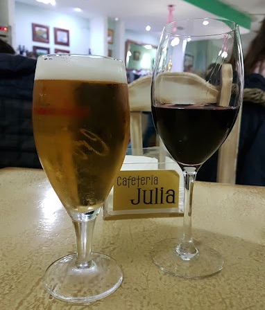 Cerveza y vino